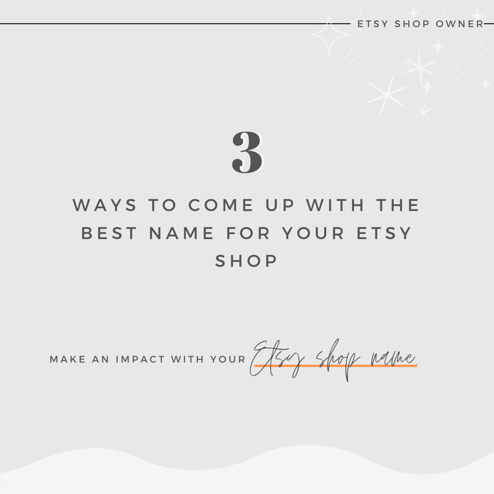 How to Name Your Etsy Shop
