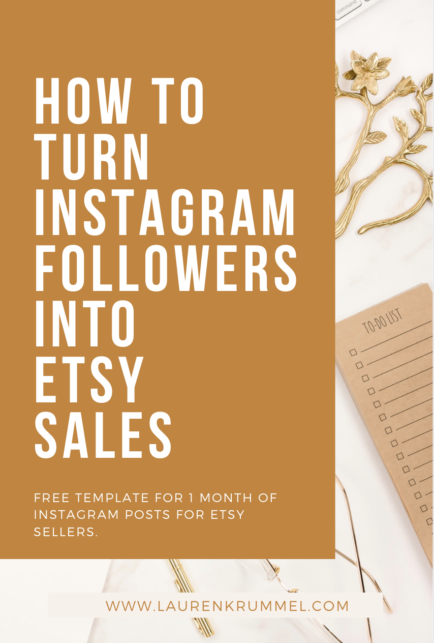 instagram canva template for etsy owners